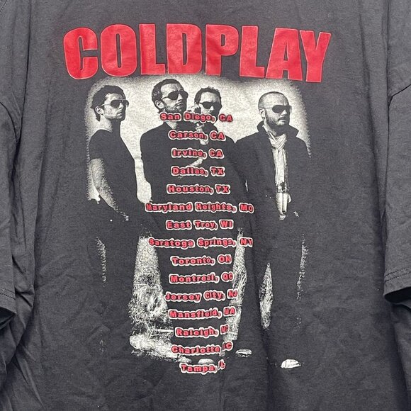 Vintage Y2K Coldplay Viva Band Tee 2XL - Picture 6 of 7
